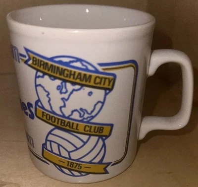老式伯明翰城足球俱乐部马克杯英格兰制造超级蓝调  — 第 1/4 张图片