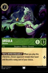 Ursula - Deceiver 2024 Disney Lorcana - Into The Inklands #90 Uncommon - Picture 1 of 2