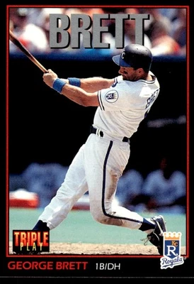 1993 Triple Play George Brett Kansas City Royals #214 - Image 1 of 2