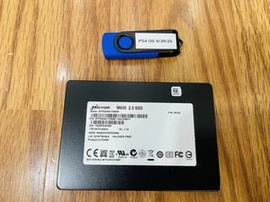 PS4 Original/Slim/PRO 1TB SSD FAST Internal Hard Drive w/ 2025 Operating System - Picture 1 of 1