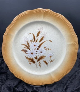 Vintage Meadowland Ironstone Wheat Chop Plate (Round Serving Platter), 12.3" - Picture 1 of 7