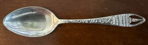 Sterling New Orleans Jackson Square Souvenir Demitasse aspecto de cuchara - Imagen 1 de 5