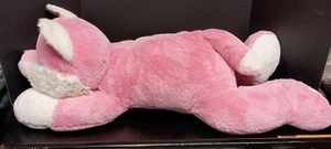 Jumbo 36" Plush Pink Fox Laying Pillow Stuffed Animal Kellytoy - Bild 1 von 7