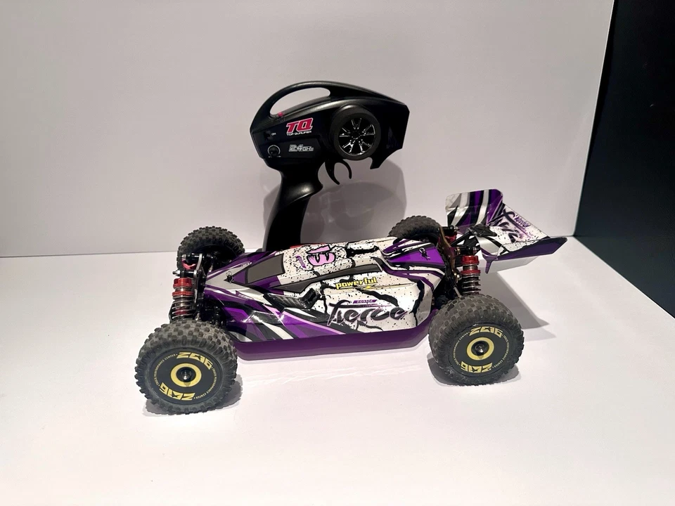 WLtoys 124019 1/12 Scale Brushless 2.4G 4WD RC Buggy Traxxas Upgrades - Image 1 of 4