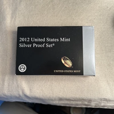 2012 SILVER PROOF SET US MINT ORIGINAL GOVERNMENT PACKAGING OGP COA - Image 1 of 4