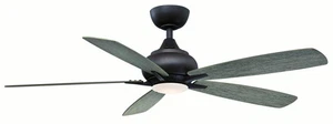 Fanimation Doren 52" LED Indoor Ceiling Fan in Matte Greige with Opal Frosted - Picture 1 of 1