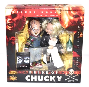 McFarlane Toys Bride of Chucky Deluxe Box Set Chucky & Tiffany Figures Rare New - Picture 1 of 12