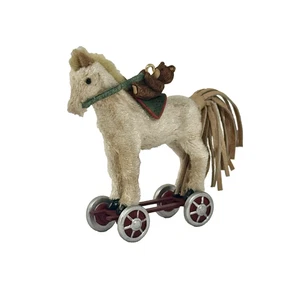Hallmark Keepsake 2003 Pony Weihnachten 6. in Serie Pferd Teddybär Ornament - Bild 1 von 17