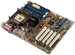 Mainboard ASUS P4P800-E DELUXE SOCKEL 478 DDR ATX - Bild 1 von 2