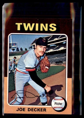 1975 Topps Mini Joe Decker Minnesota Twins #102  - Image 1 of 2