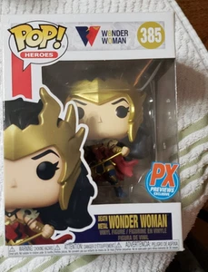 Funko Pop Heroes Wonder Woman #385 PX Previews Excl Death Metal Vinyl Figur Neu - Bild 1 von 1