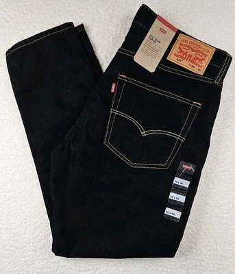 Levis 512 Slim Taper Mens Jeans 36x30 Blue Dark Wash Denim Cotton Blend - Image 1 of 4
