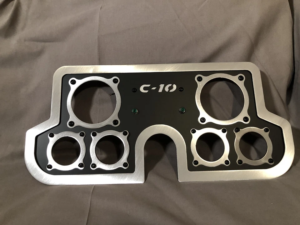 67-72 C10 Chevrolet Truck Tablero personalizado estilo bombardero tablero iluminado haz alto Foto 1 de 4