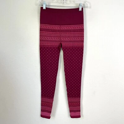 Leggings Fabletics para mujer pequeños cintura alta sin costuras Fair Isle Foto 1 de 4