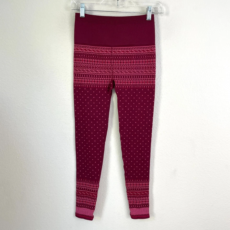 Leggings Fabletics para mujer pequeños cintura alta sin costuras Fair Isle Foto 1 de 4