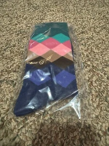Einzigartige mehrfarbige geometrische Socken - Bild 1 von 2