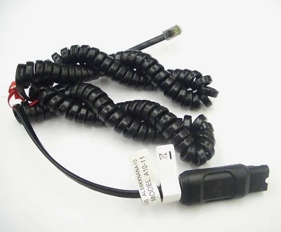 Cable Plantronics A10-11 para auriculares serie HW a Avaya Toshiba Nortel NEC Mitel Foto 1 de 2