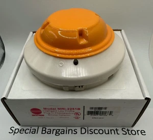 SECUTRON MRI-2251B PHOTOELECTRIC SMOKE DETECTOR MADE IN THE USA - ORIGINAL UNITS