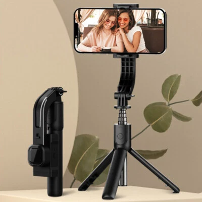Smart Anti-Shake Selfie Stick Stativ Gimbal Stabilisator Bluetooth Fernbedienung Vlog - Bild 1 von 4