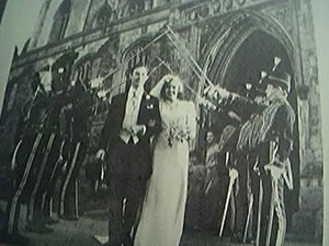 ephemera 1975 kent wedding picture a wells miss t gurney - Picture 1 of 1