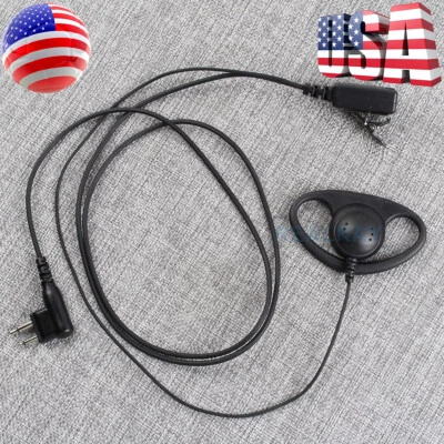 EarPiece Headset EAR PIECE MIC for Motorola 2-Pin CLS1110 CP100 CLS1410 Radios - Image 1 of 4