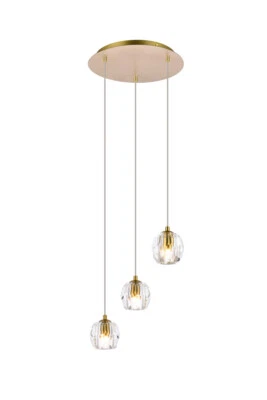 MODERN LIGHT FOYER LIVING DINING ROOM CEILING CRYSTAL PENDANT CHANDELIER FIXTURE - Image 1 of 4