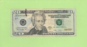 2009* $20 JG 0087 3545 * .... 2009 $20 JG-* STAR NOTE FRN - Picture 1 of 2