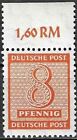 SBZ West-Sachsen  Mi-Nr. 130 Deutsche  Post 8Pf Jahrgang 1945 ** (XD3536)