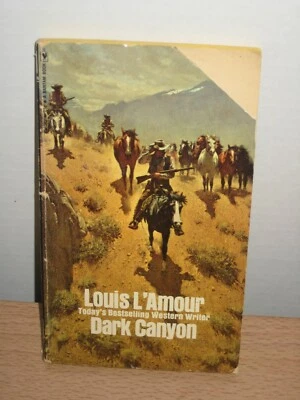 Louis L'Amour Dark Canyon  (1971,Paperback) Western Frontier Old West Foto 1 de 4