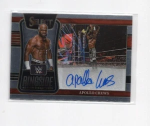 **2022 PANINI SELECT APOLLO CREWS RINGSIDE ACTION SIGNATURES AUTO - Picture 1 of 1