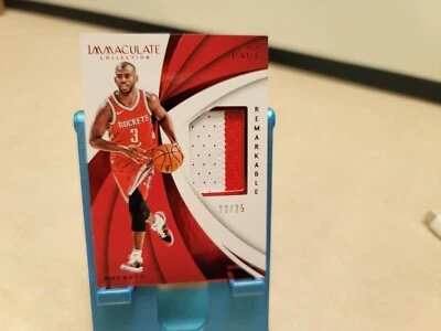 2017-18 Panini Immaculate Remarkable Game Used Patch Chris Paul Ruby 22/25 - Image 1 of 4