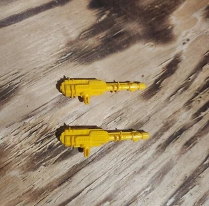 1985 Kenner Centurions Depth Charger Aqua Yellow Cannons X2 Vintage  - Picture 1 of 2
