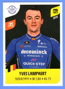 2021 PANINI TOUR DE FRANCE #170 Yves LAMPAERT Stickers