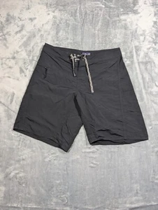 Patagonia M's Minimalist Boardshorts Herren 32 schwarz Schwimmen Surfen Sommer Logo - Bild 1 von 8