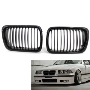 Gloss Black Racing Grille Direct for BMW E36 97-99 325/328/M3/325i/328i Sedans - Bild 1 von 7