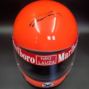 Niki Lauda Signed Directly On Helmet 1975 Autographed Display 1:1 Scale AS-00754 - Picture 1 of 24