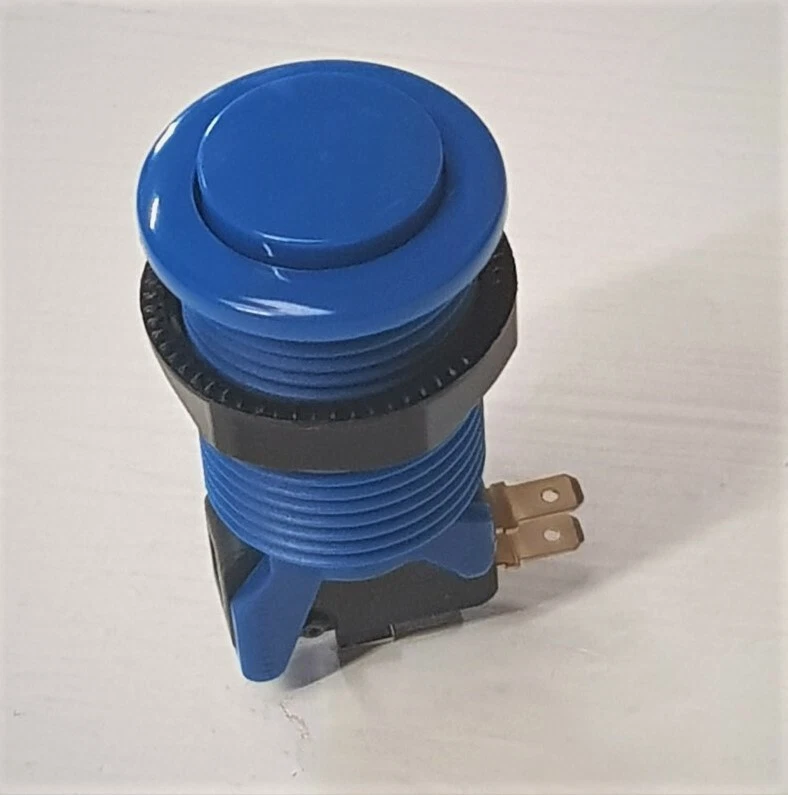 SGL SUZO HAPP 28mm BLUE COMPETITION ARCADE BUTTON IN VARIOUS QUANTITIES