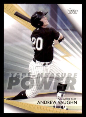 2020 Topps Pro Debut Tape-Measure Power #TMPAV Andrew Vaughn - Image 1 of 2