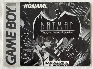 ⭐️HANDLEIDING/MANUAL ⭐️BATMAN THE ANIMATED SERIES GAME BOY⭐️ - Photo 1/6