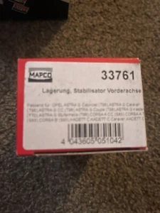 Mapco 33761 Anti Roll Bar Bush fits Opel Kadett, Corsa, Manta, Astra, Tigra - Picture 1 of 5