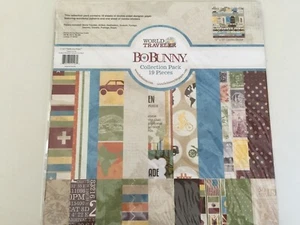 BoBunny  World Traveler Collection - 12 x 12 Collection Pack New - Picture 1 of 3
