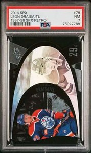2014-15 SPx 1997-98 SPx Retro #79 Leon Draisaitl Rookie PSA 7 (7789) (J)