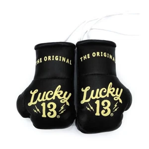 Lucky 13 Mini Gants de Boxe De Boxe Noir Taille Unique - Picture 1 of 1
