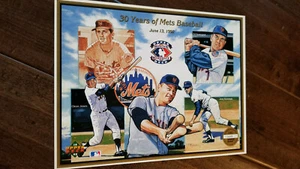 1992 UPPER DECK COMMEMORATIVE SHEET NEW YORK METS STAUB KOOSMAN KRANEPOOL SGA - Picture 1 of 1