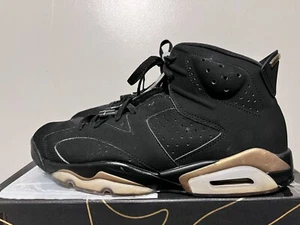 2020 Mens Nike Air Jordan DMP Black Metallic Gold VI 6 Size 11.5 Used Rare - Picture 1 of 9