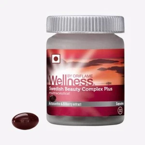 Wellness Swedish Beauty Complex Plus 30 Capsule By Orlfame  - Picture 1 of 3