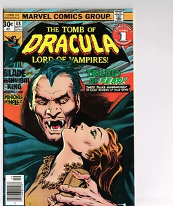 TOMB OF DRACULA #48 VF- MARVEL COMICS 1976 GENE COLAN VAMPIRES HORROR BRONZE AGE - Picture 1 of 2