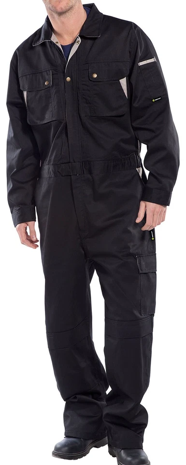 Click Premium Boilersuit Size 48 Black Ref CPCBL48