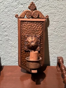 Rare Antique 1920s Moe Bridges Wall Sconce Light original cast iron/bronze - Picture 1 of 19