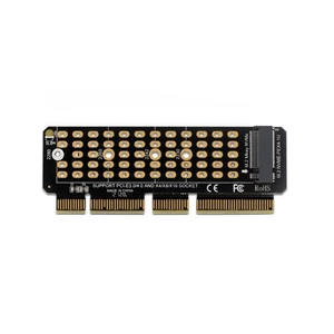 M.2 NVMe SSD to PCI-E Express 3.0 X4 X8 X16 Adapter Card Full Speed 2280 PH41-U1 - Afbeelding 1 van 9